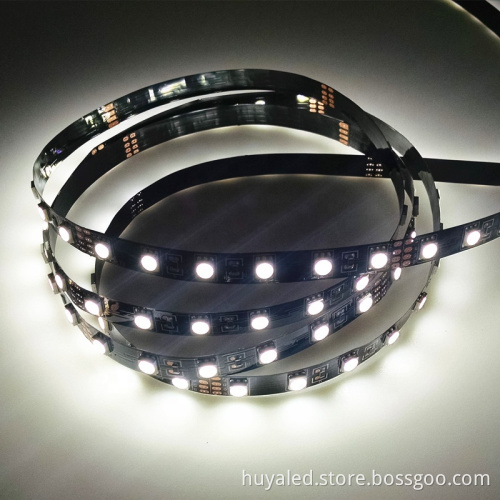 Shenzhen LED 5050 24V Black PCB Flexible Strip Lights